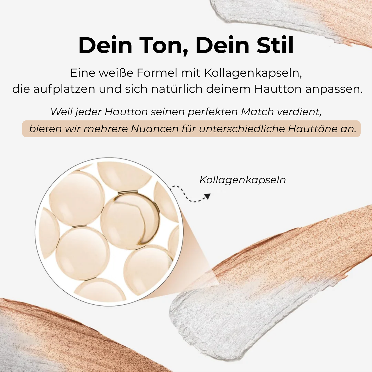 2-in-1 Foundation mit integriertem Pinsel